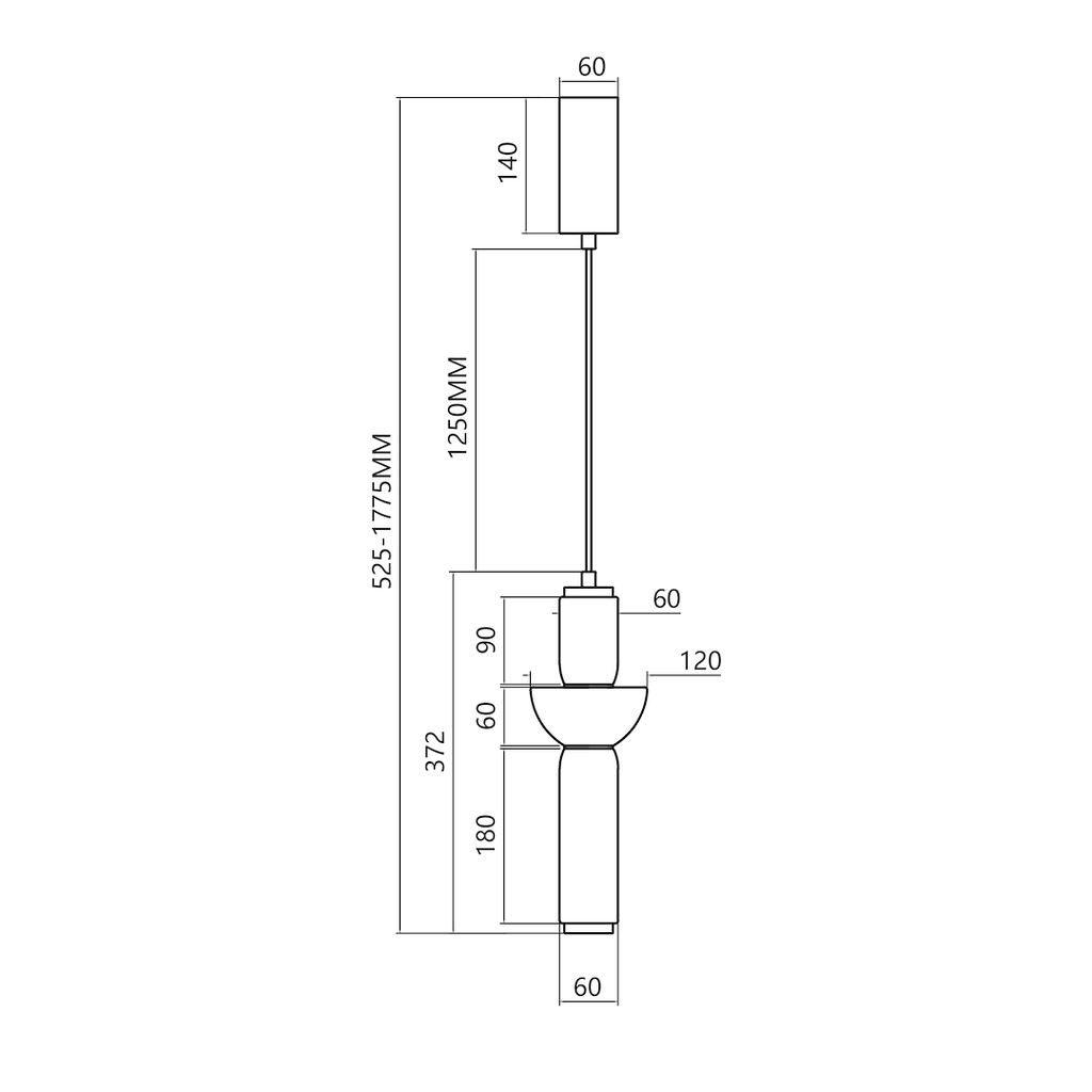 Pendul Milagro Campo Black ML0356
