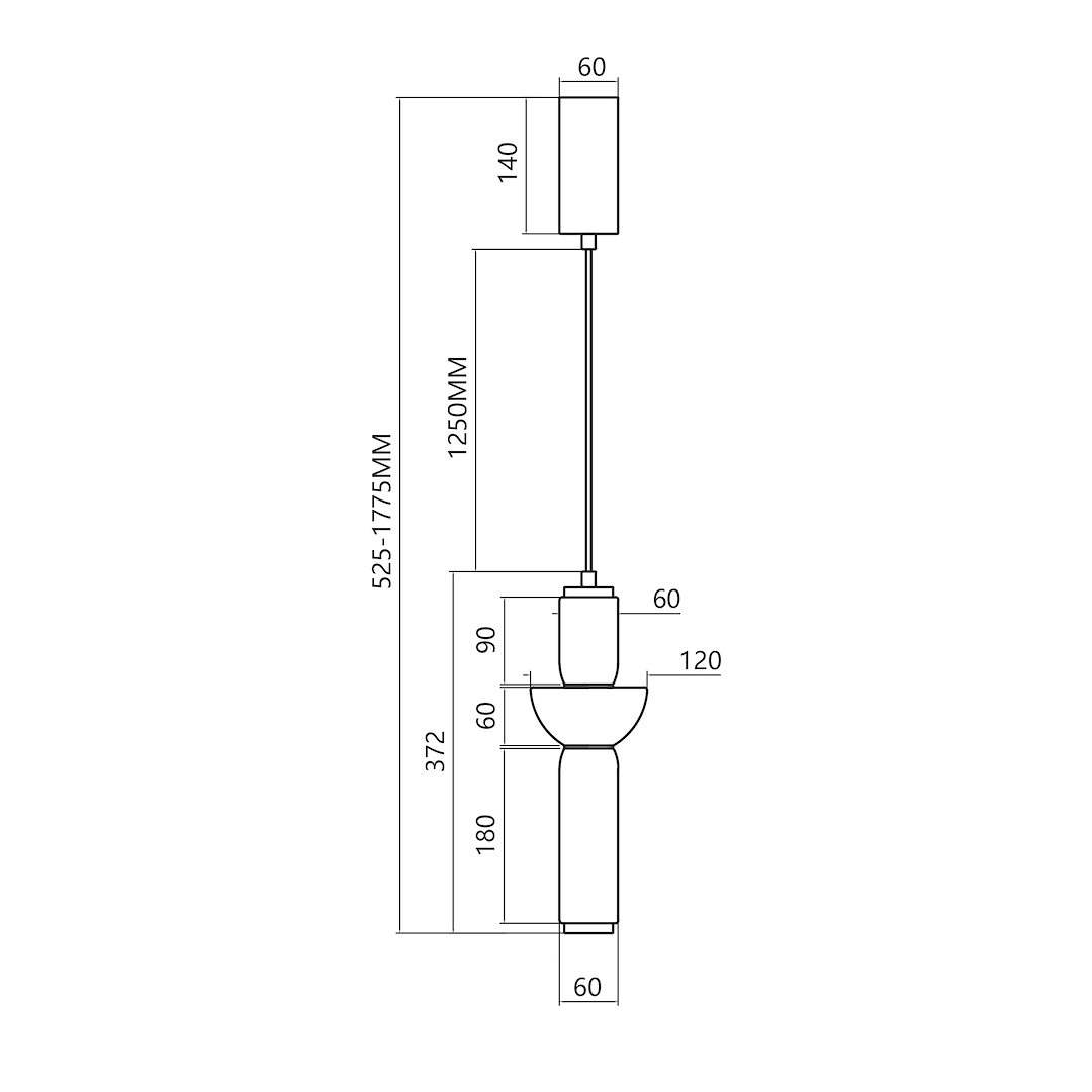 Pendul Milagro Campo Black ML0356