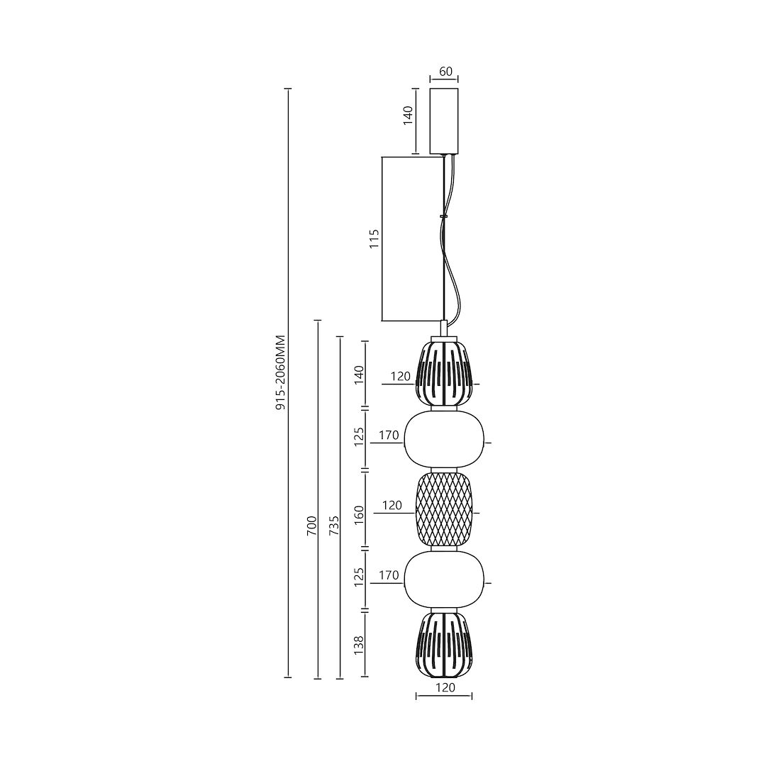 Pendul Milagro Caro Crom ML0362