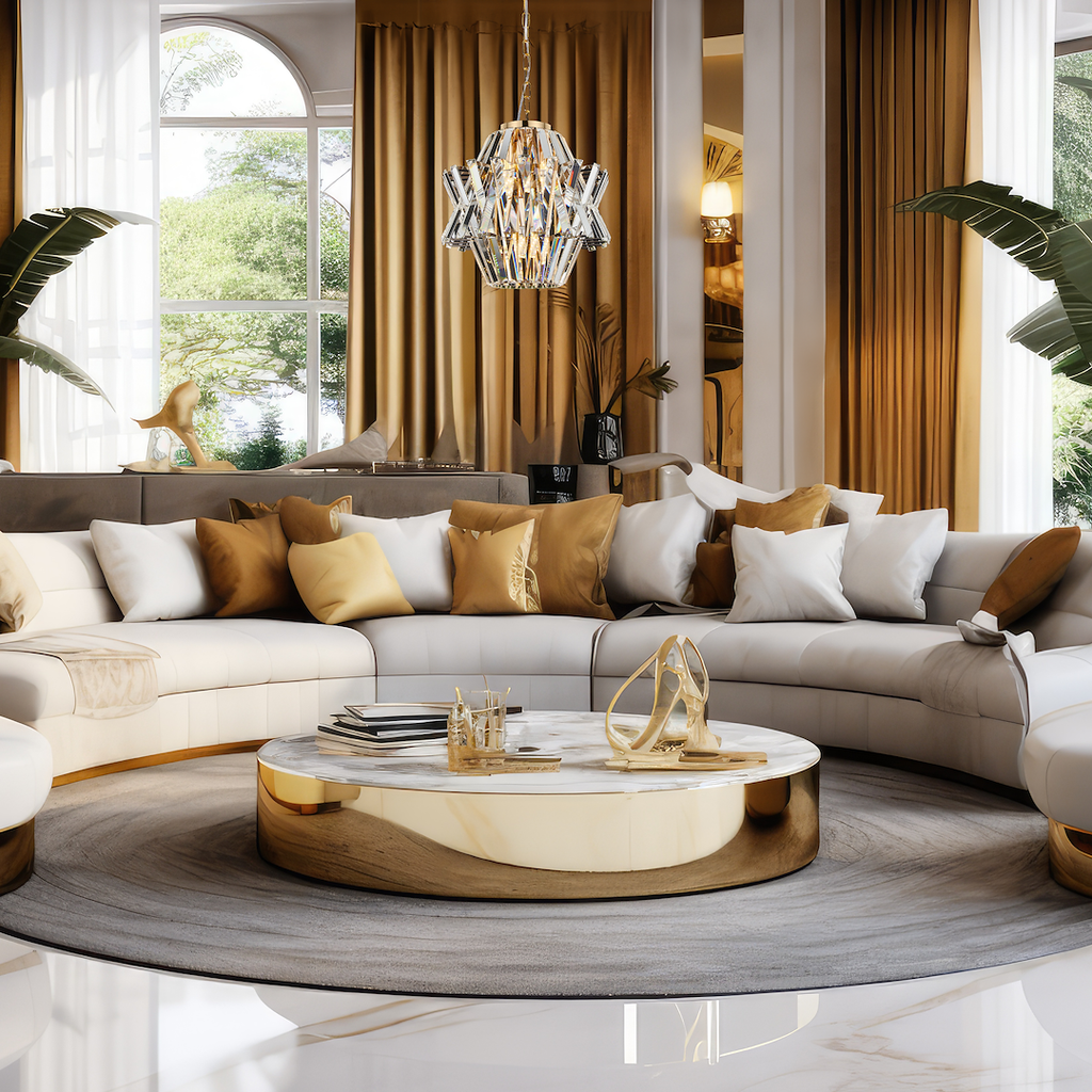 Candelabru Milagro Crown Gold ML0399