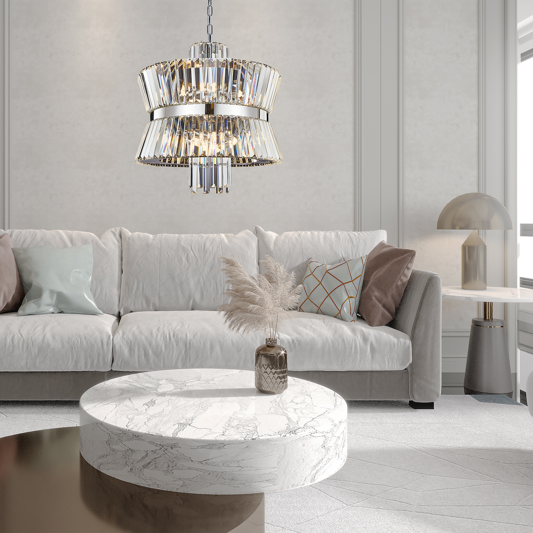 Candelabru Milagro Aurelia Chrome ML0406