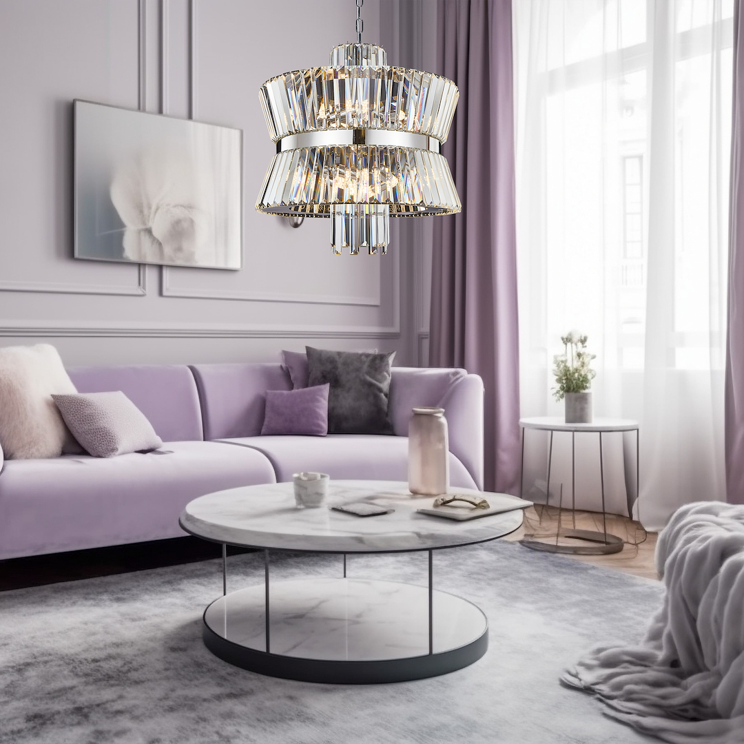Candelabru Milagro Aurelia Chrome ML0406