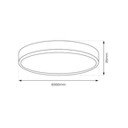Plafoniera Milagro Maq Black ML0439
