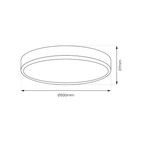 Plafoniera Milagro Maq Black ML0441