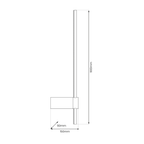 Aplica Milagro Swing Black ML1011