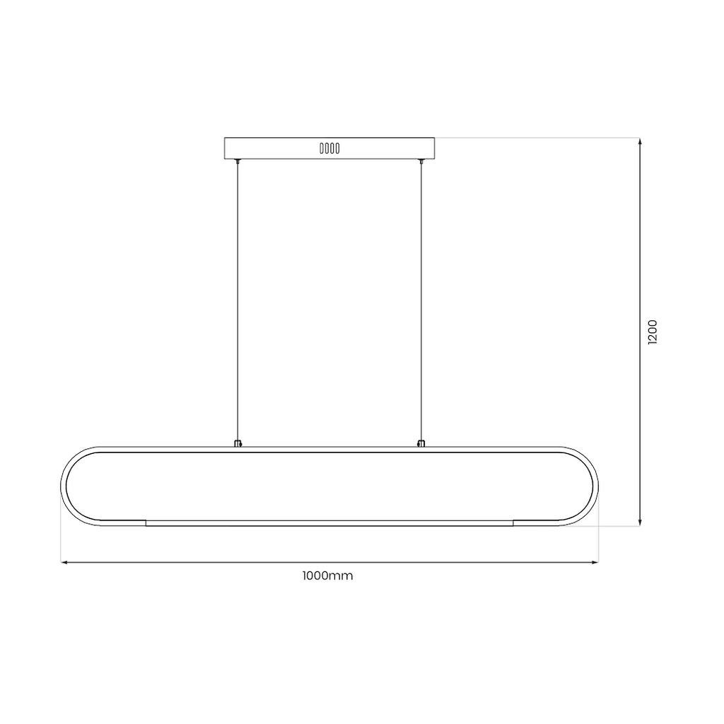 Lustră Milagro Frame Black ML1046
