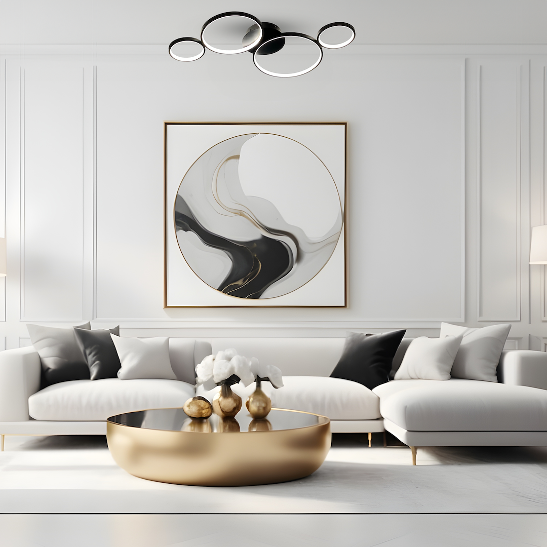 Plafonieră Milagro Universe Black ML1047