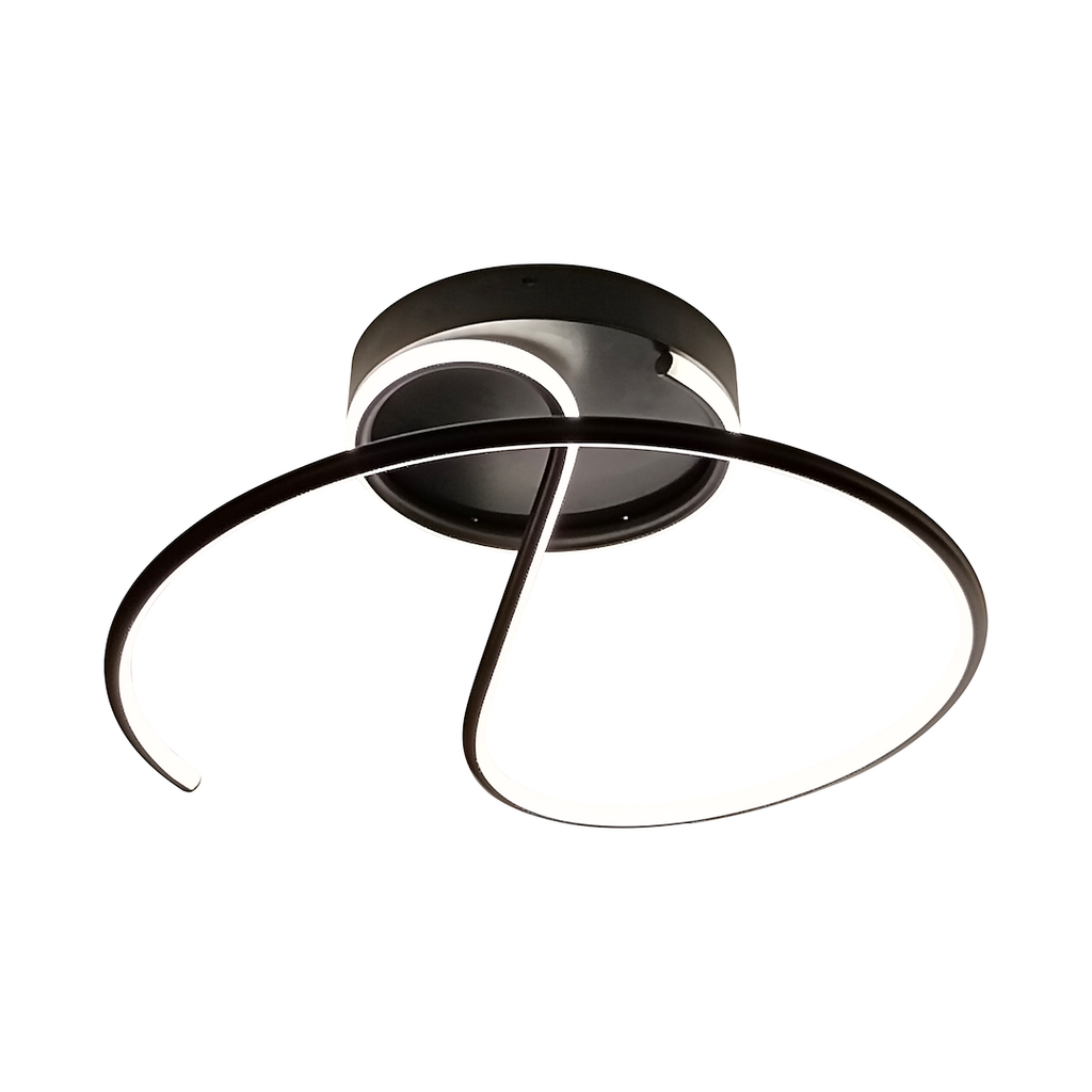 Plafoniera Milagro Delta Black ML1174