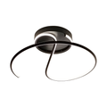 Plafoniera Milagro Delta Black ML1174