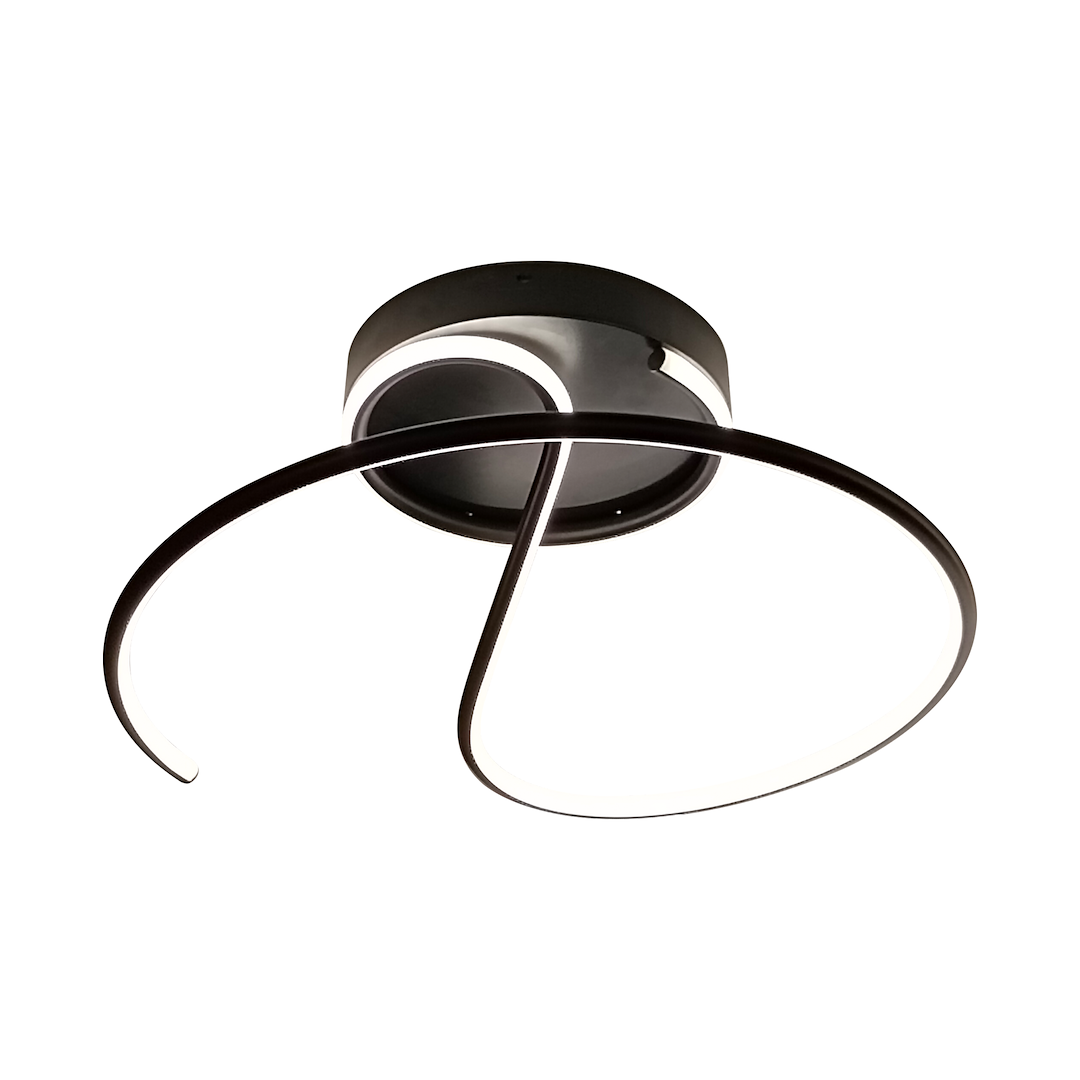 Plafoniera Milagro Delta Black ML1174