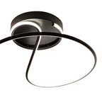 Plafoniera Milagro Delta Black ML1174