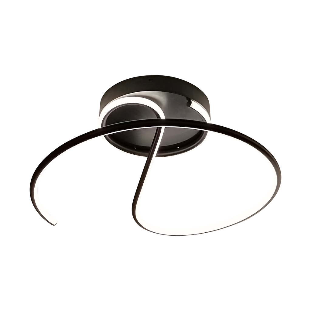 Plafoniera Milagro Delta Black ML1174
