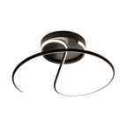 Plafoniera Milagro Delta Black ML1174