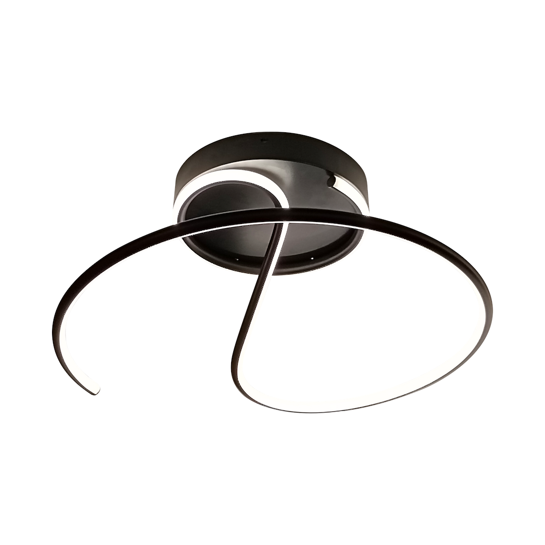 Plafoniera Milagro Delta Black ML1174