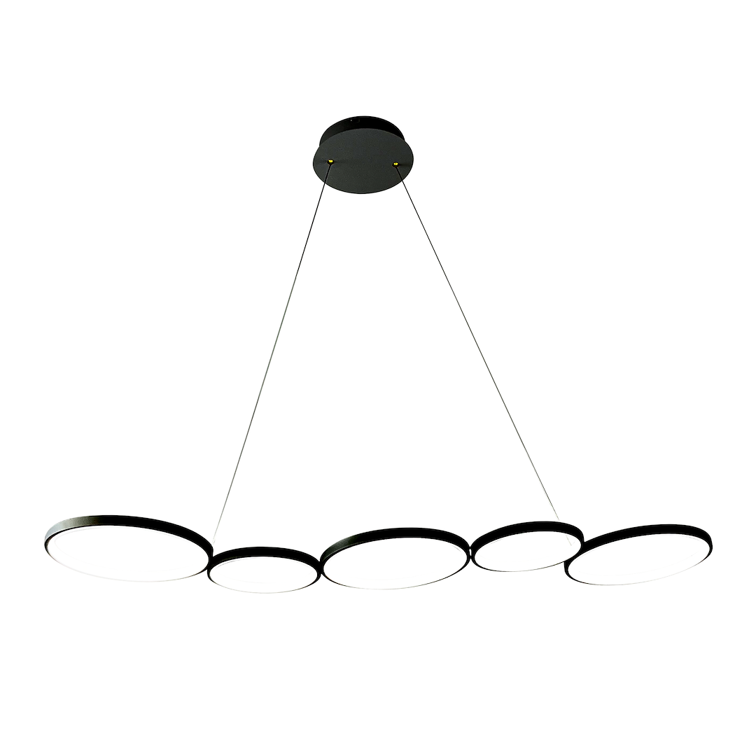 Lustră Milagro Olympia Black ML1175