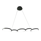 Lustră Milagro Olympia Black ML1175