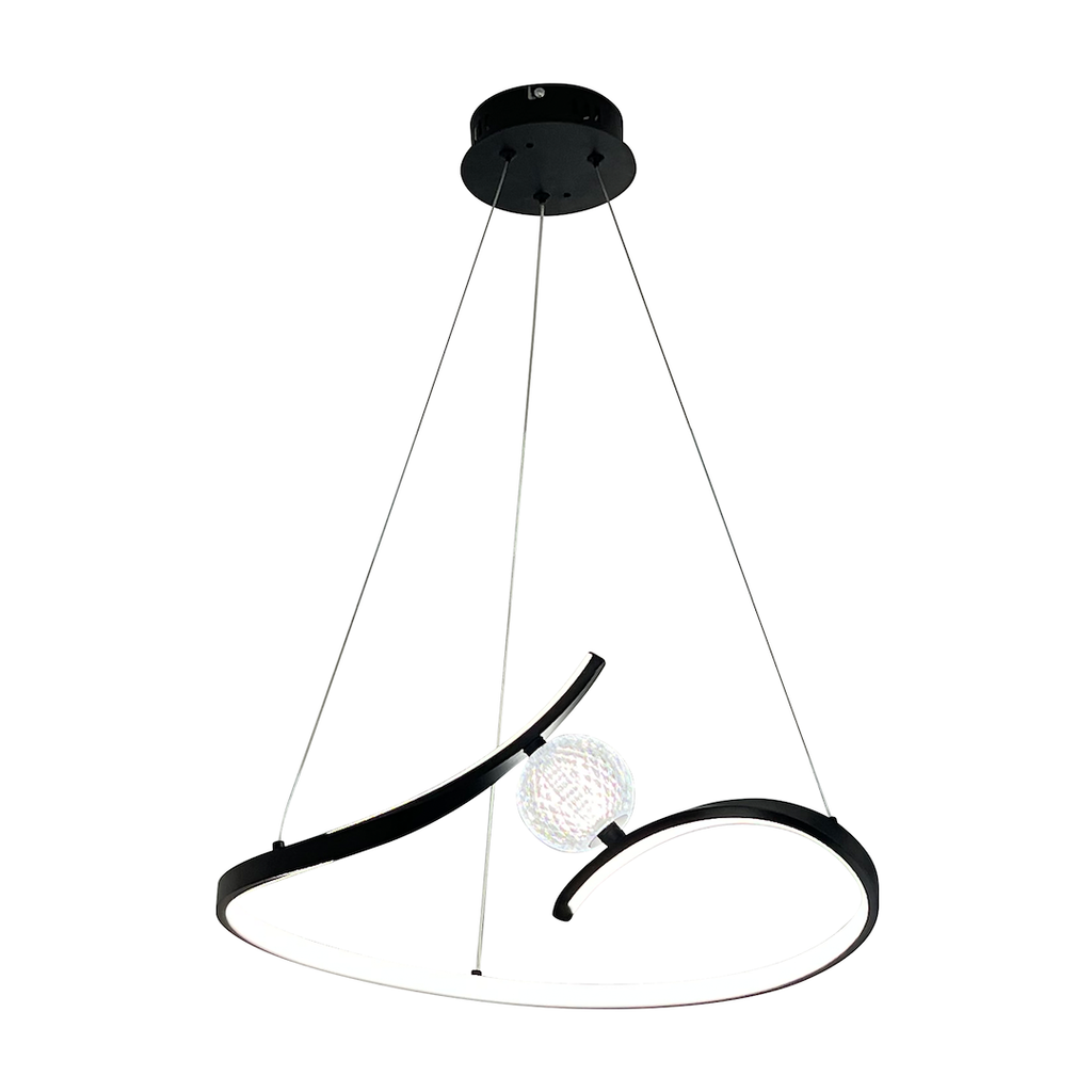 Lustra Milagro Perla Black ML1177