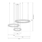 Lustra Milagro Gravity Black ML1185