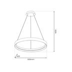 Lustra Milagro Orbita Black & White ML1186