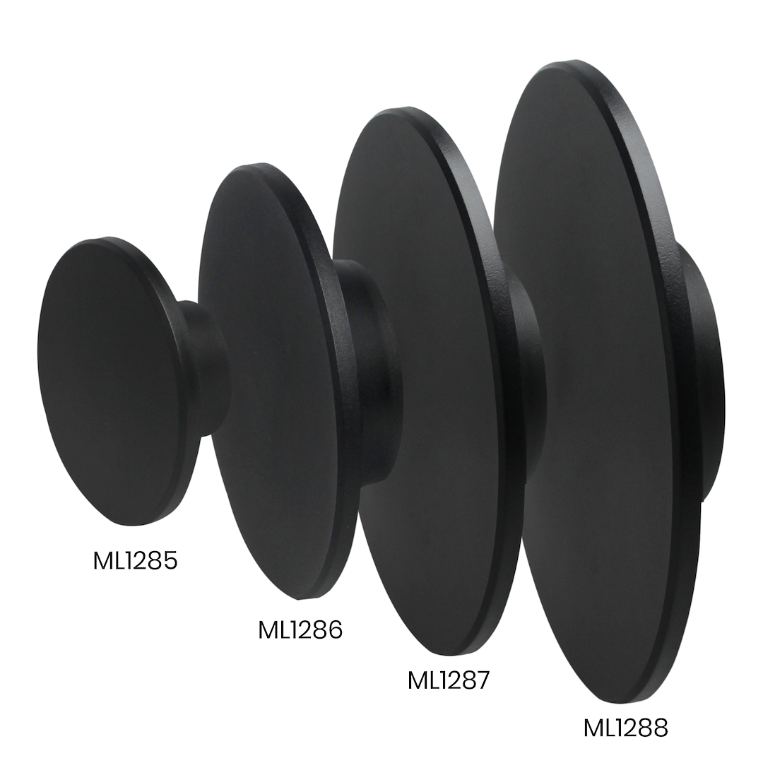Aplică exterior Milagro Disk Black ML1286