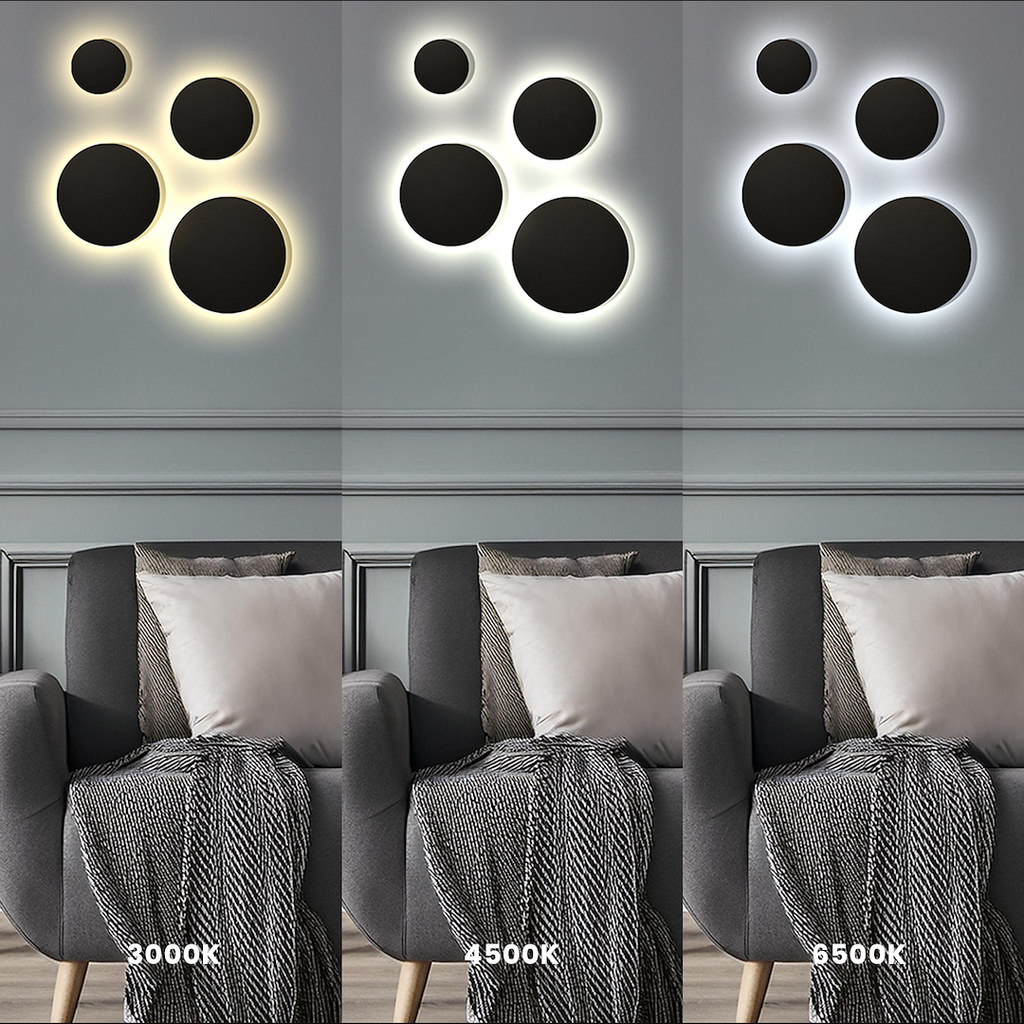 Aplică exterior Milagro Disk Black ML1286