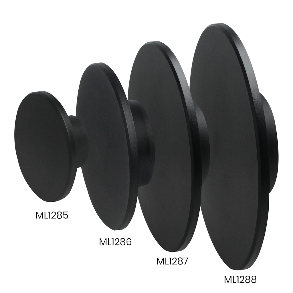 Aplică exterior Milagro Disk Black ML1287