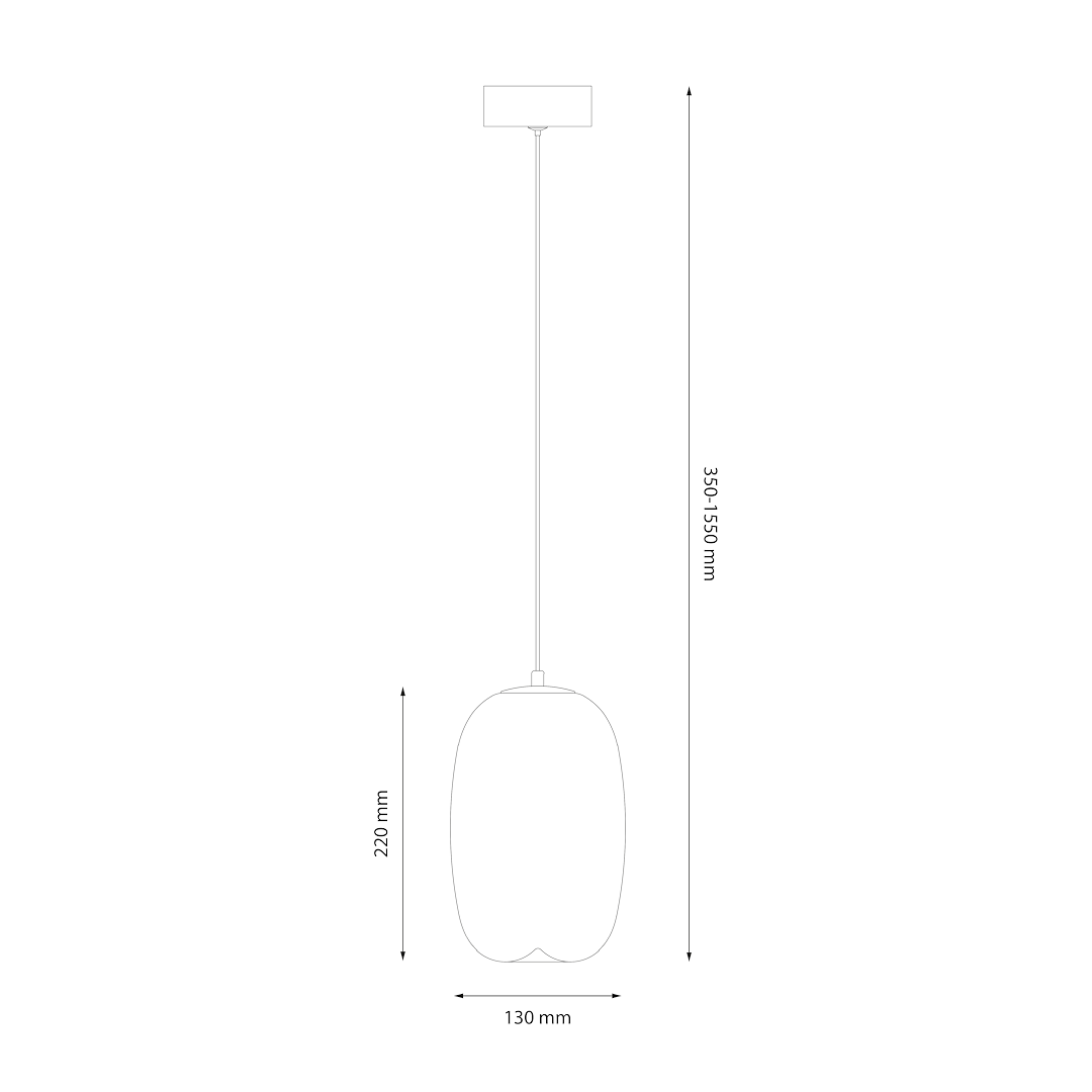 Pendul Milagro Vaso White ML1404