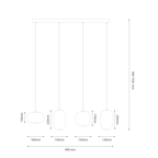 Lustra Milagro Vaso White ML1406