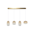 Lustra Milagro Vaso Gold & Amber ML1408