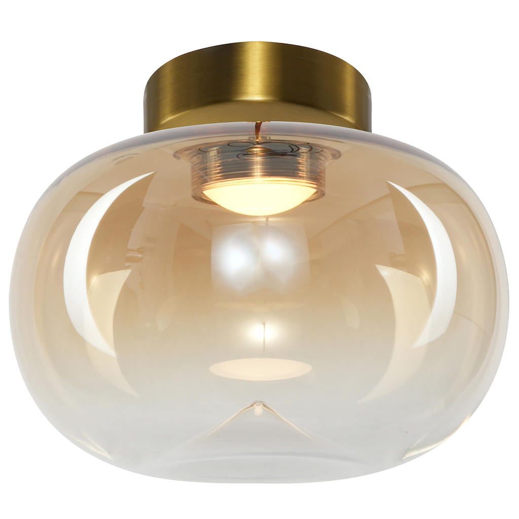 Plafoniera Milagro Vaso Gold & Amber ML1411