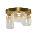 Plafoniera Milagro Vaso Gold & Amber ML1414