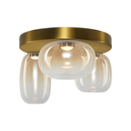 Plafoniera Milagro Vaso Gold & Amber ML1414