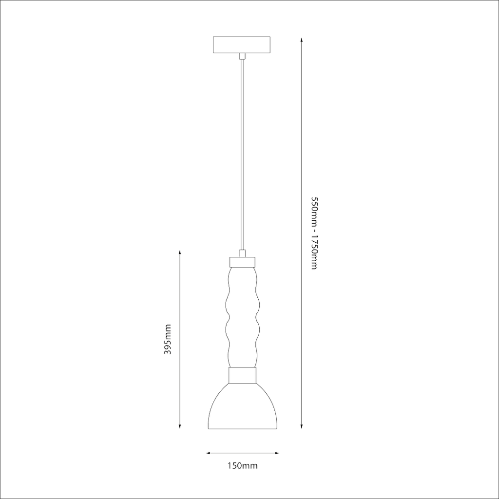 Pendul Milagro Lucco Fume ML1417