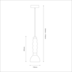 Pendul Milagro Lucco Fume ML1417