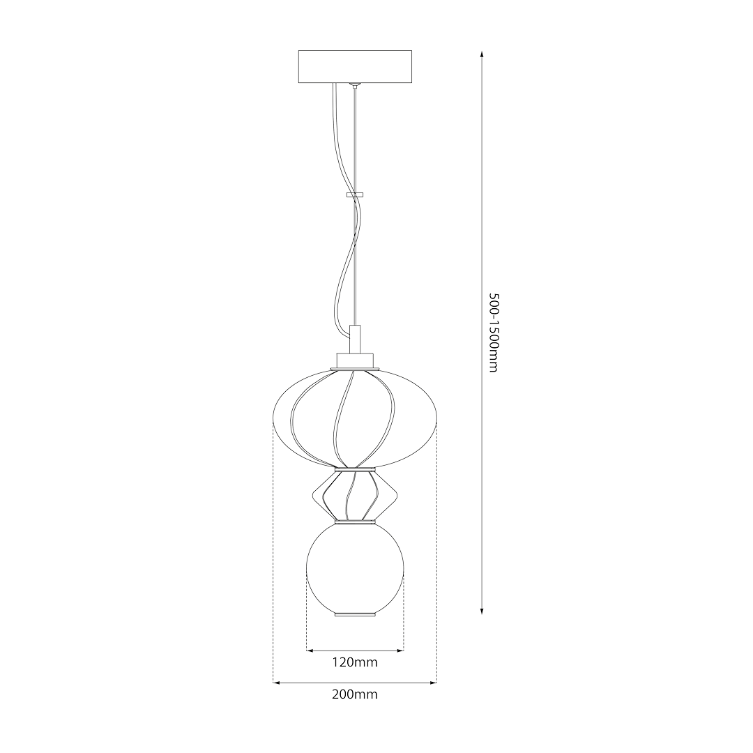 Pendul Milagro Ascoli Multicolor ML1419