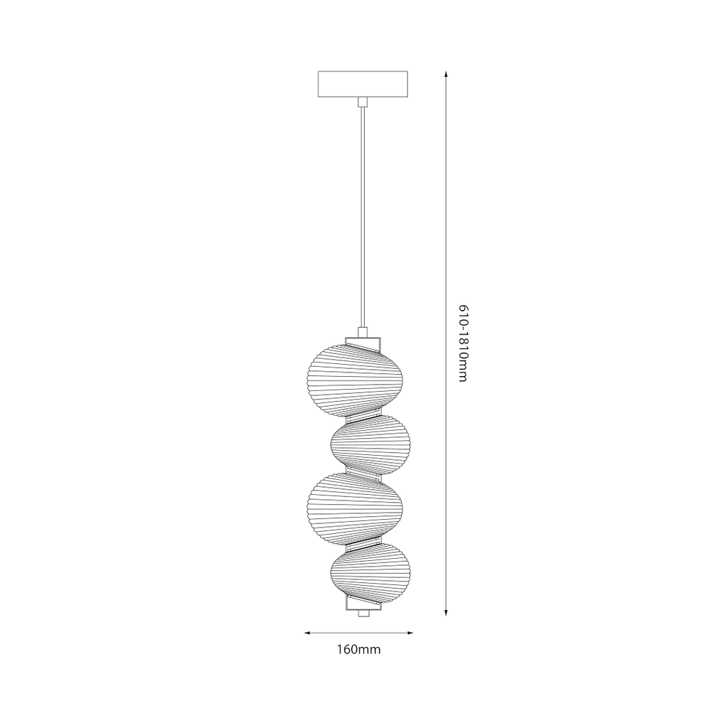 Pendul Milagro Bolla Crom ML1423