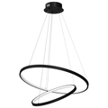 Lustra Milagro Hoop Black ML1542