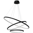 Lustra Milagro Hoop Black ML1543