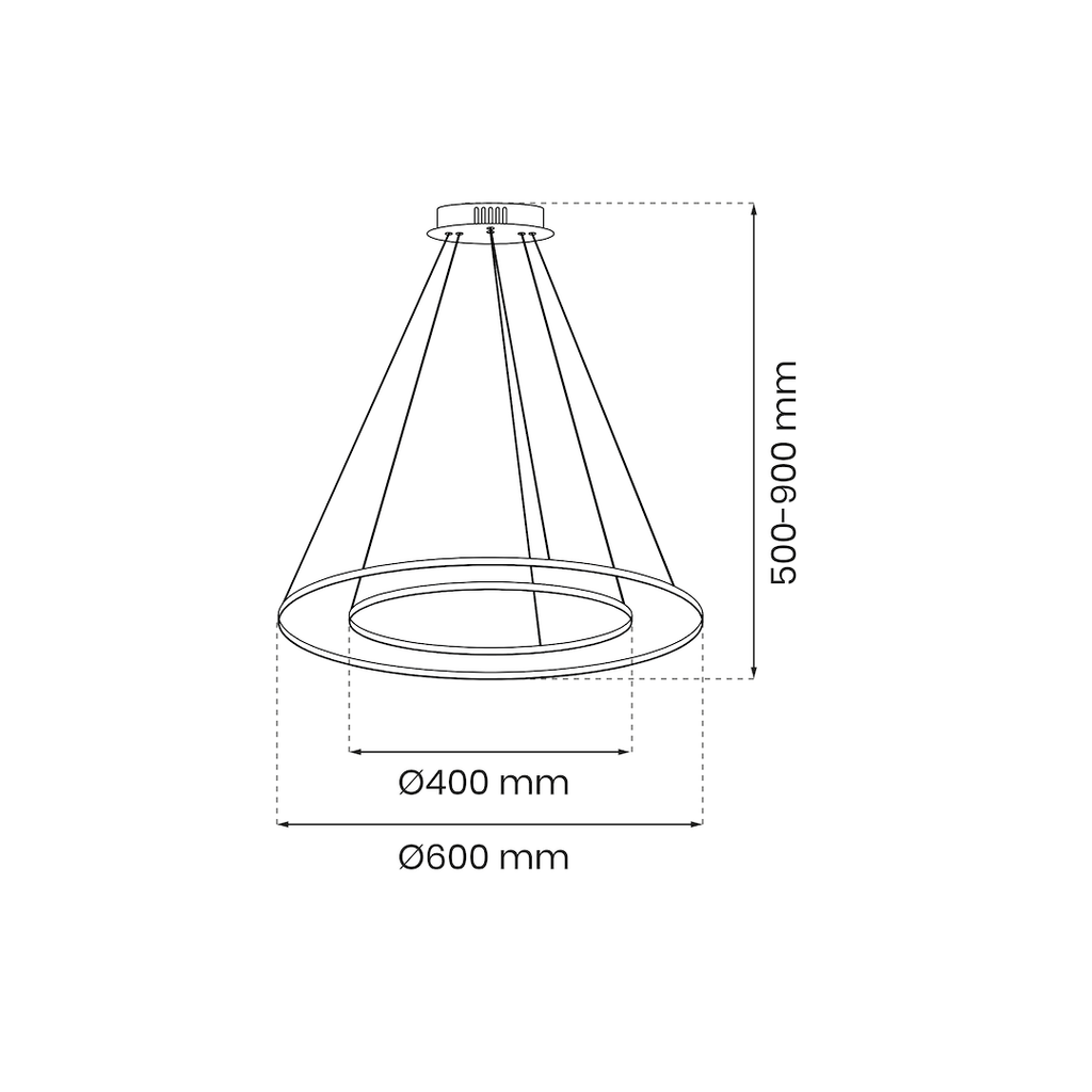 Lustra Milagro Hoop Gold ML1546