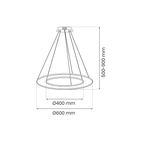 Lustra Milagro Hoop Gold ML1546