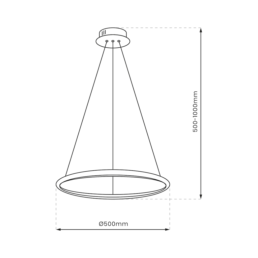 Lustra Milagro Hoop Crom ML1549