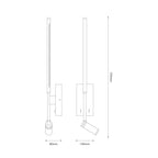 Aplica Milagro Torch White ML1567