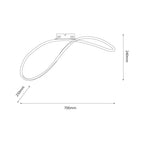 Plafoniera Milagro Infinity Black ML1574