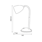 Veioza Milagro Logic White ML1636
