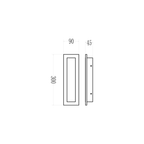 Aplică exterior Milagro Wow Black ML1722