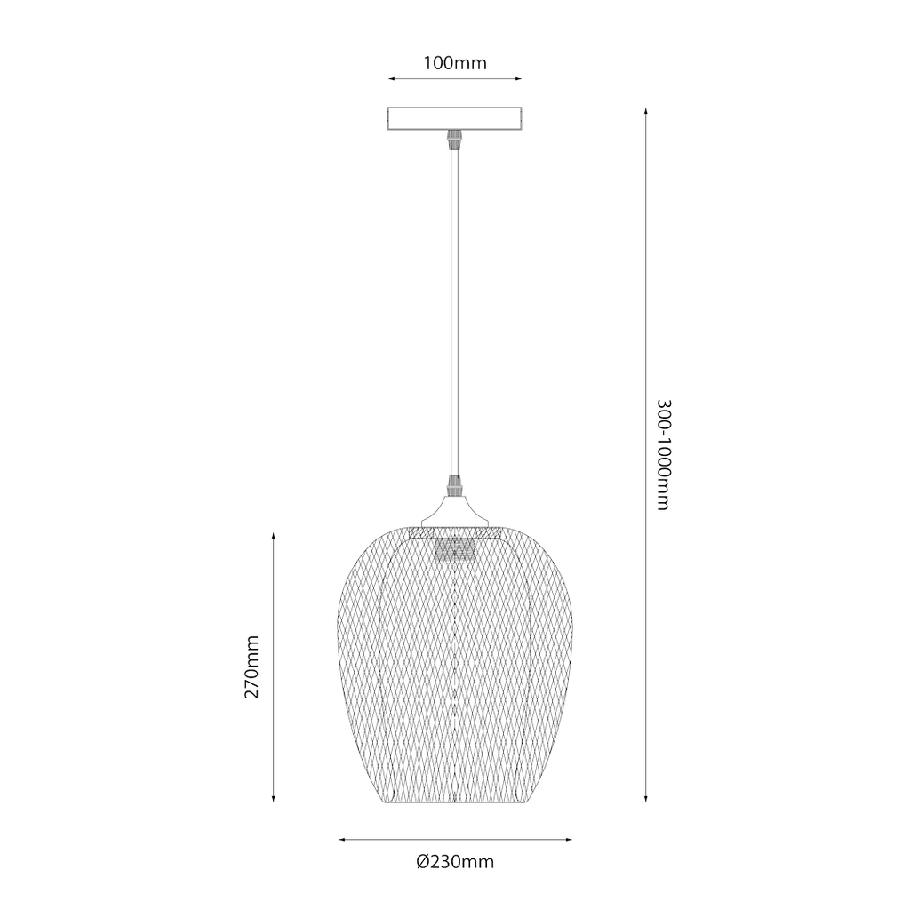 Pendul  Milagro Alma Black ML1807