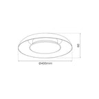Plafoniera Milagro Piattino White ML1810