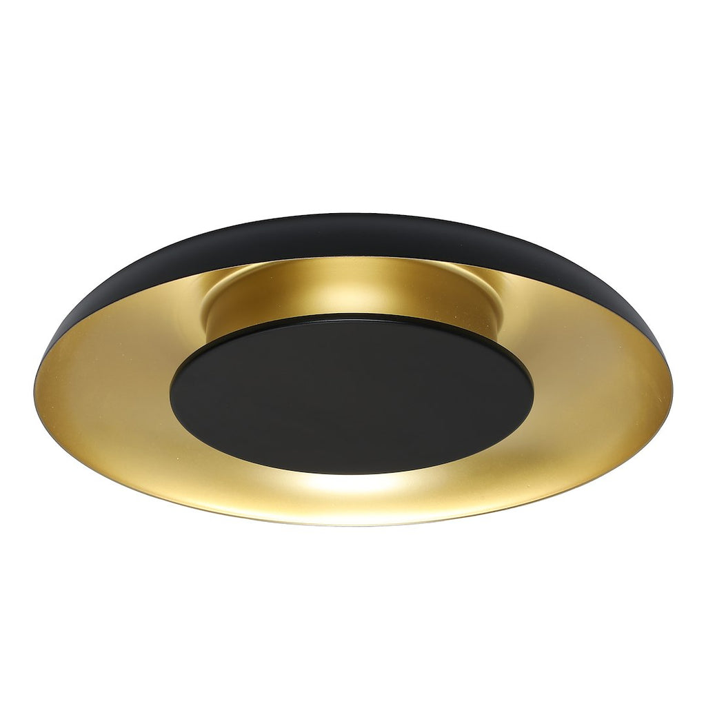 Plafoniera Milagro Piattino Black & Gold ML1812