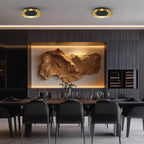 Plafoniera Milagro Piattino Black & Gold ML1812
