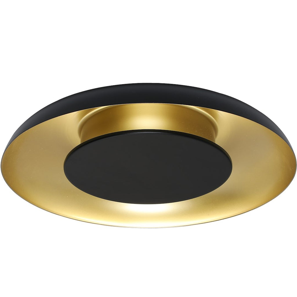 Plafoniera Milagro Piattino Black & Gold ML1812